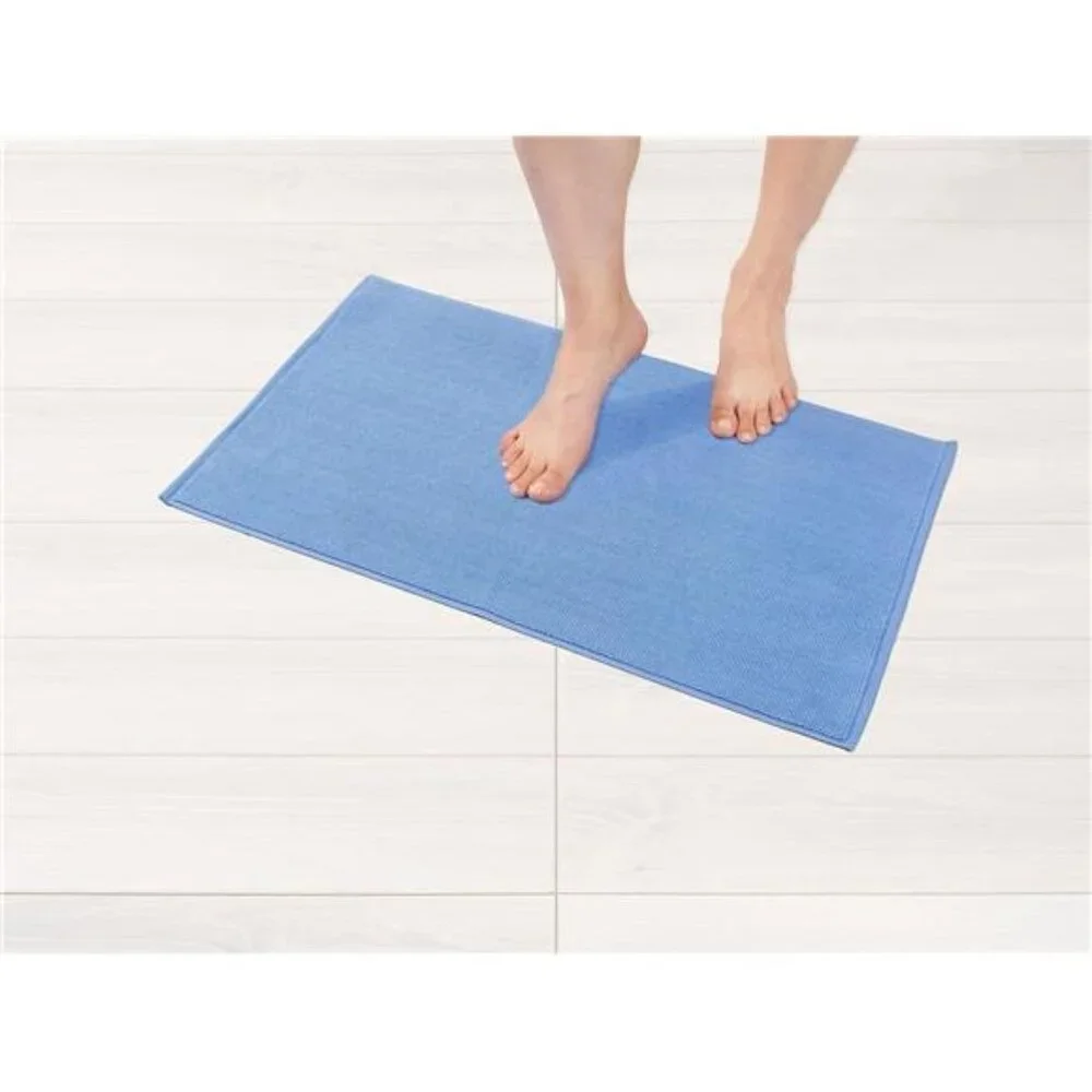 New Bath Rug, 17 in 24 in 100% Cotton Bath Mats Rugs for Bathroom